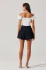 Ciro Linen-Blend Shorts sold by Astr