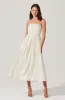 Aneesha Strapless Pleated Midi Dress sold by Astr