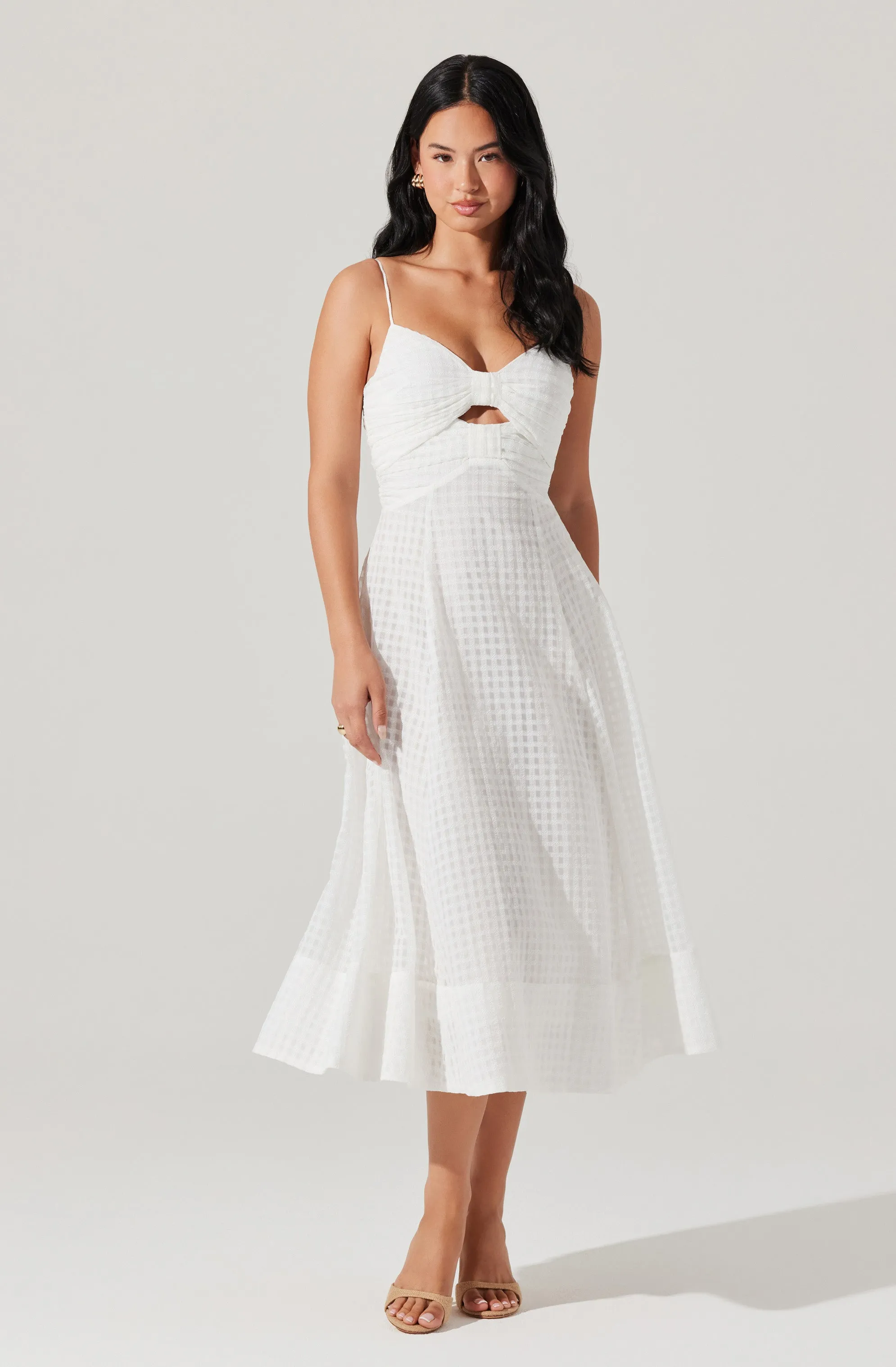 Celina Checkered Midi Dress sold by Astr product image thumbnail 2