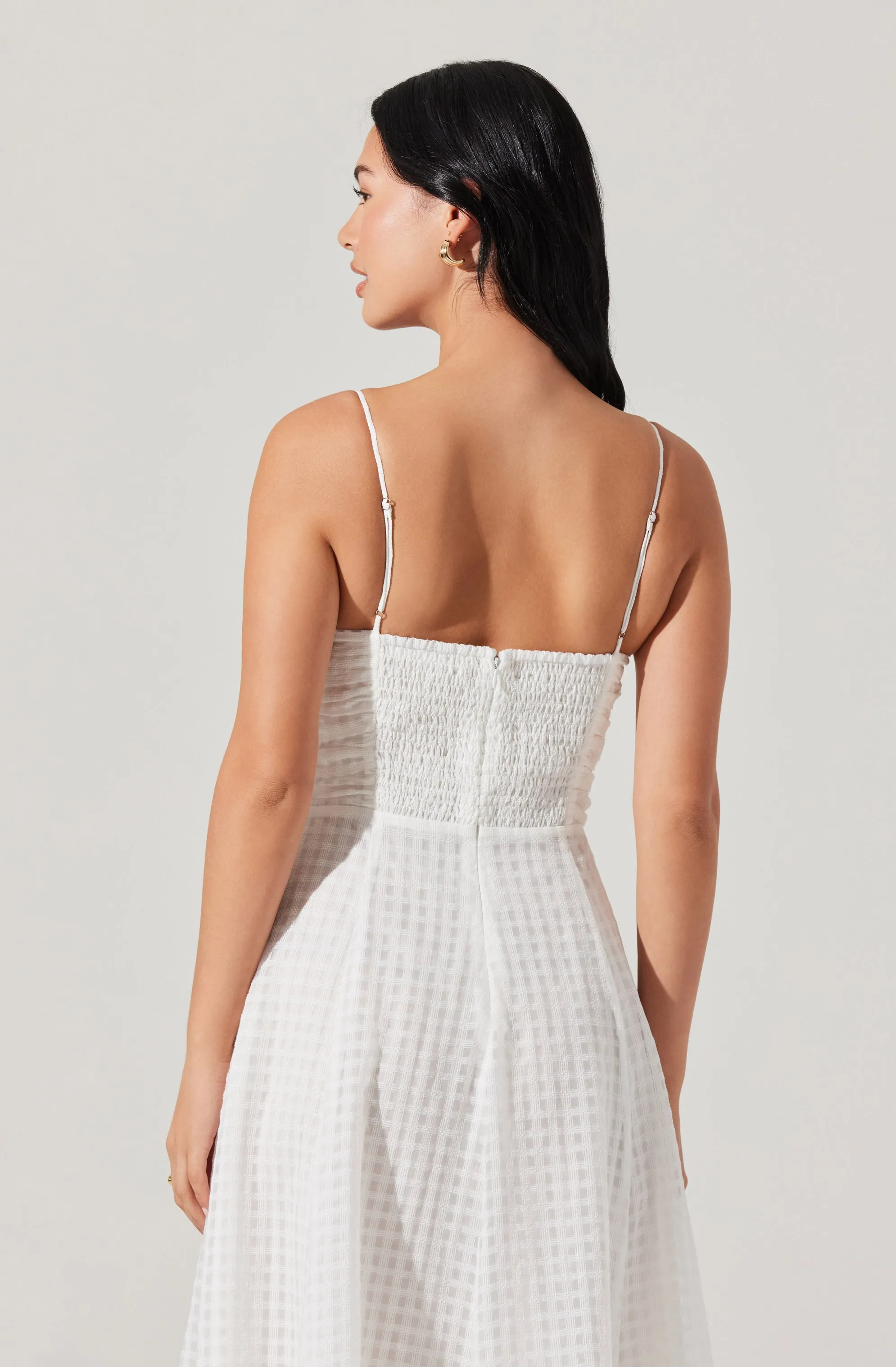 Celina Checkered Midi Dress sold by Astr product image thumbnail 3