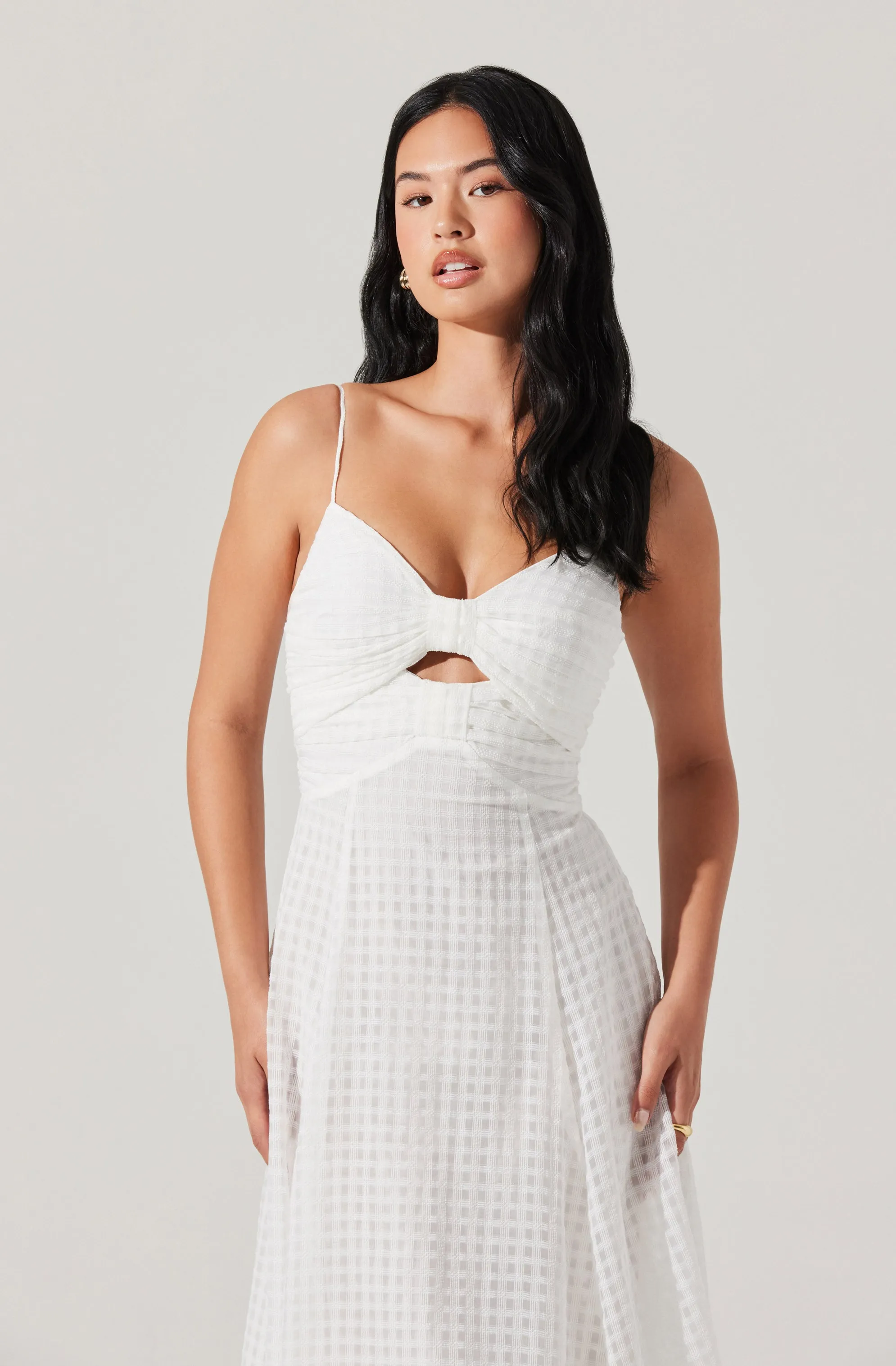 Celina Checkered Midi Dress sold by Astr product image thumbnail 4