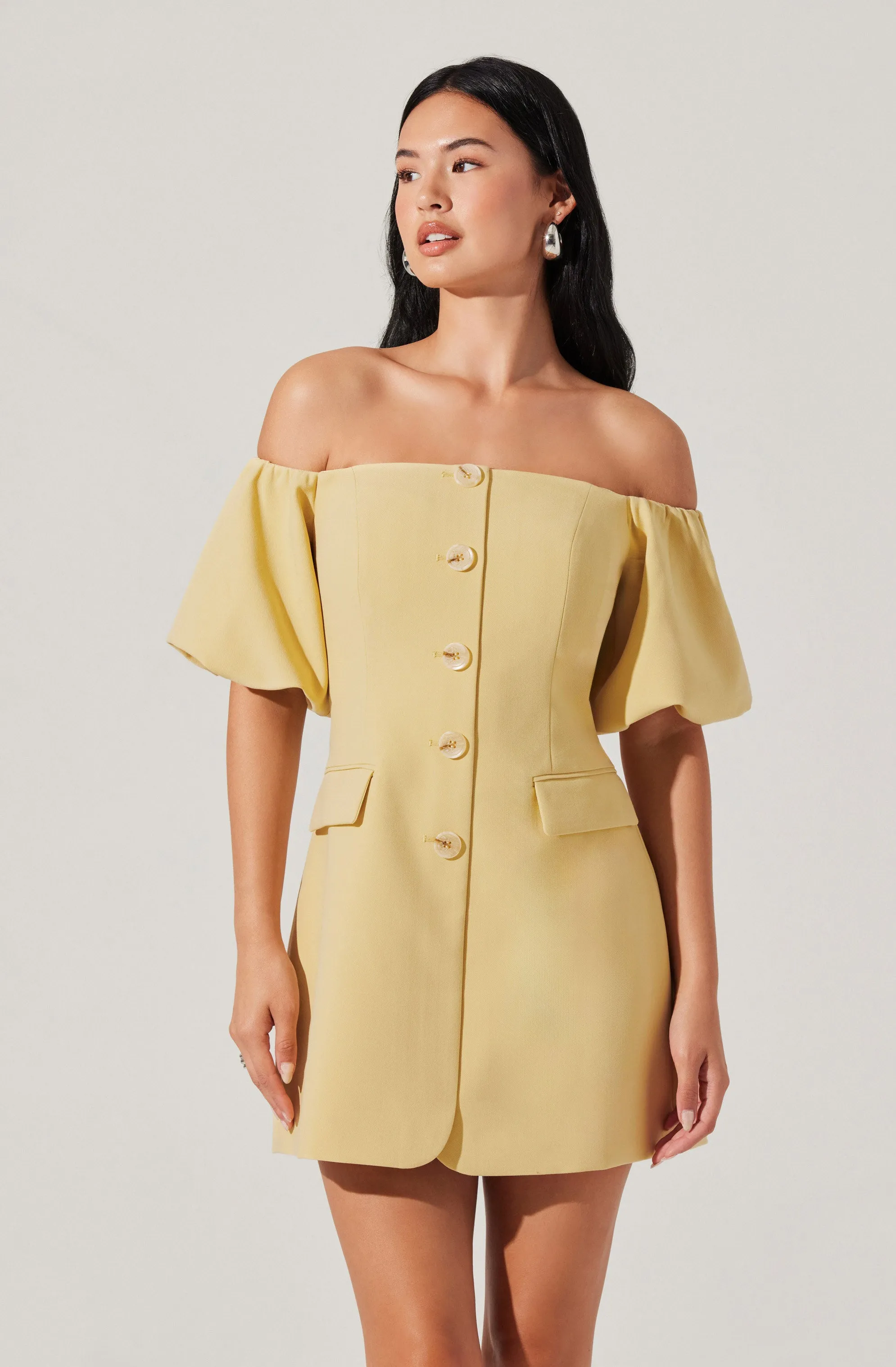 Biviana Off Shoulder Mini Dress sold by Astr product image thumbnail 2