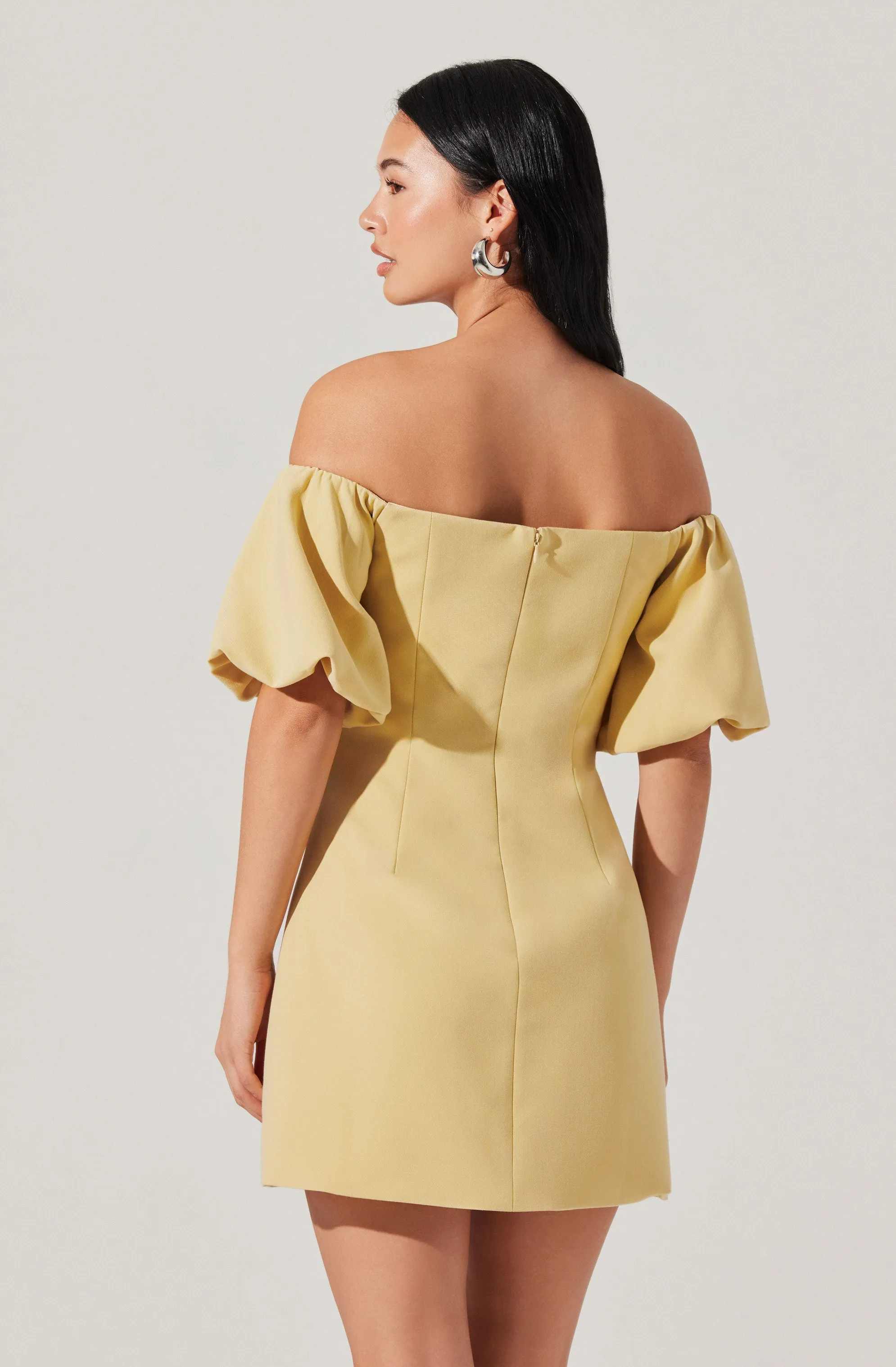 Biviana Off Shoulder Mini Dress sold by Astr product image thumbnail 3