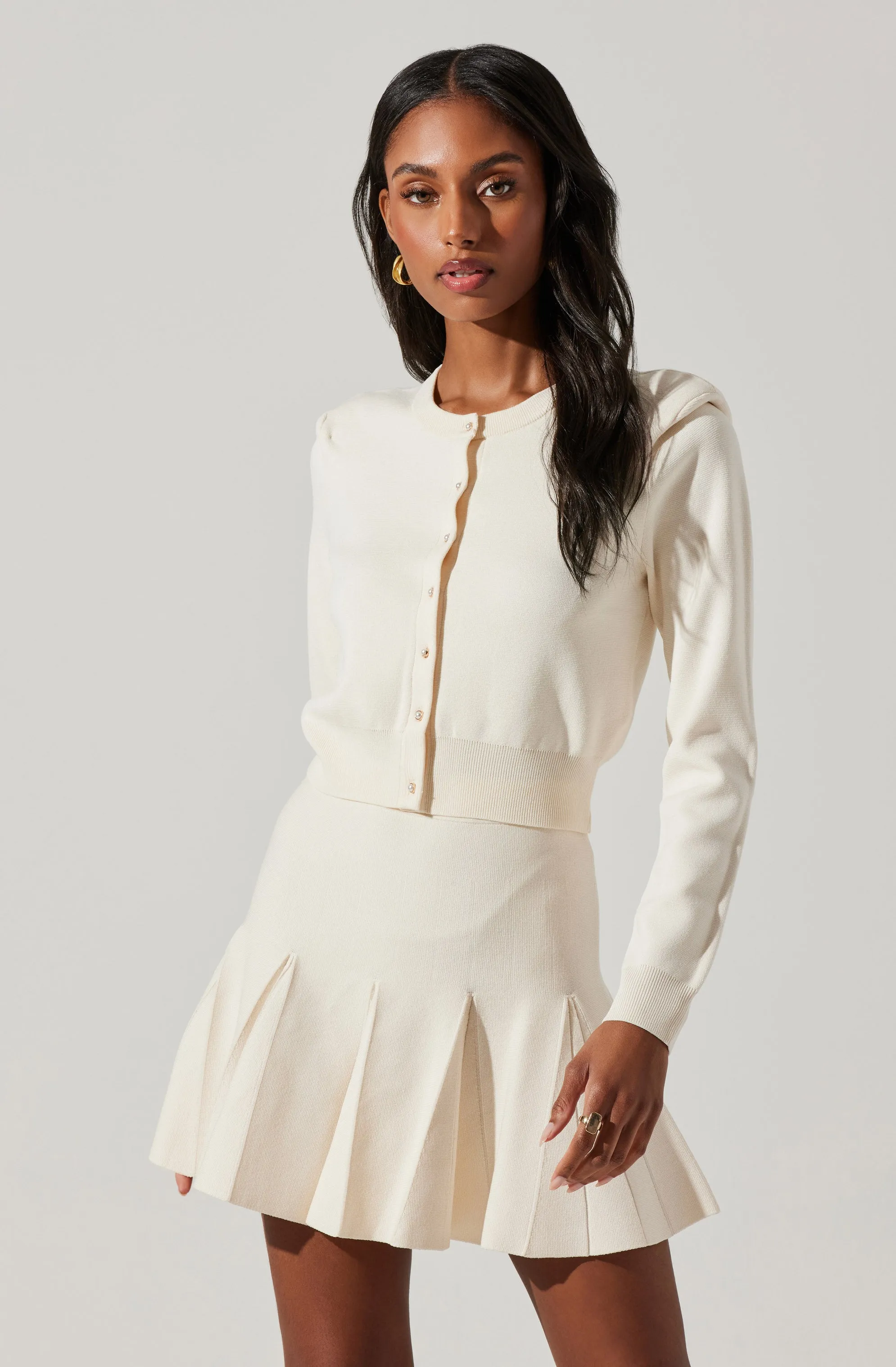 Denisa Pleated Mini Skirt sold by Astr product image thumbnail 2