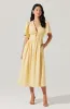 Hadleigh Scallop Trim Midi Dress sold by Astr
