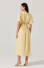 Hadleigh Scallop Trim Midi Dress sold by Astr