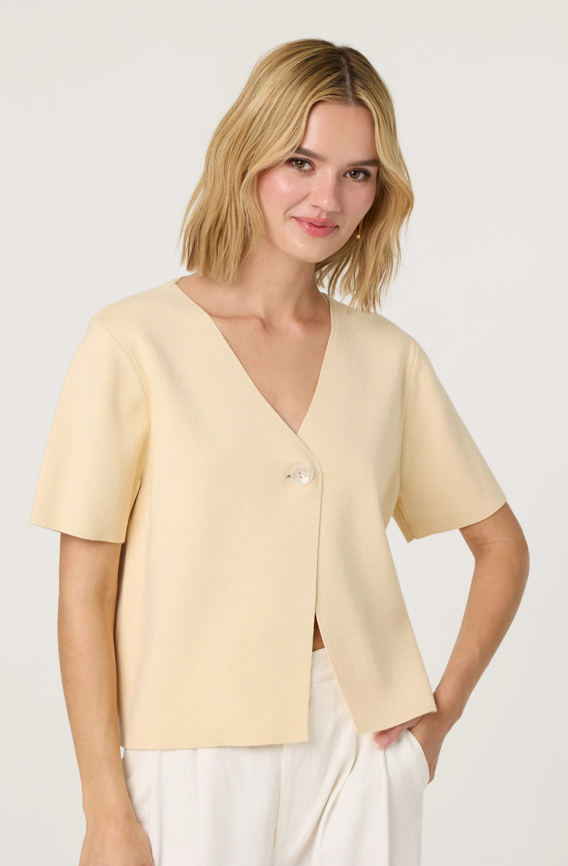 Dylane V-Neck Cardigan Sweater sold by Astr product image thumbnail 2