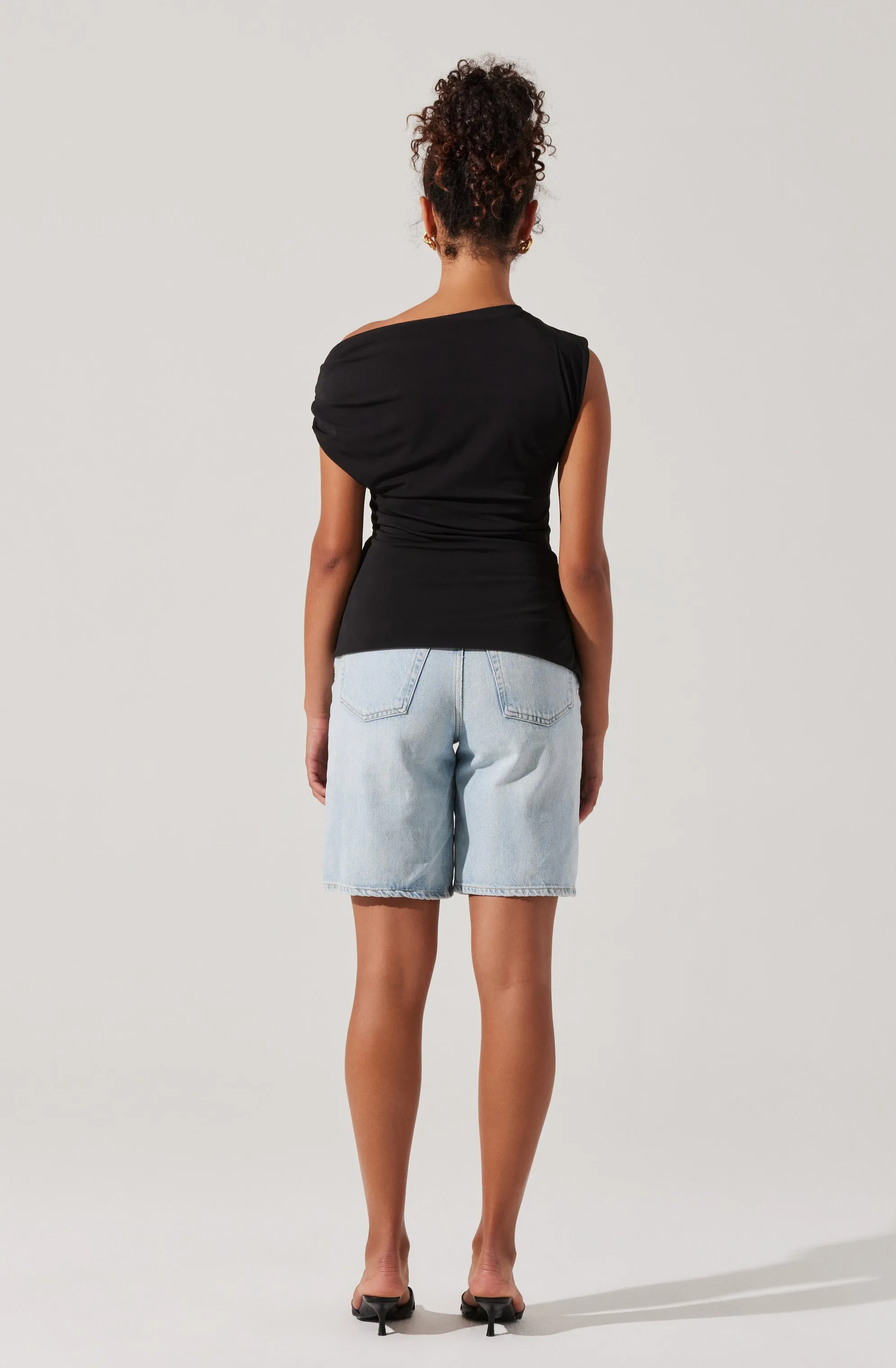 Aphra Twisted Off Shoulder Top sold by Astr product image thumbnail 4