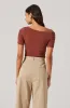 Saylah Off Shoulder Twist Top sold by Astr