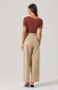 Saylah Off Shoulder Twist Top sold by Astr