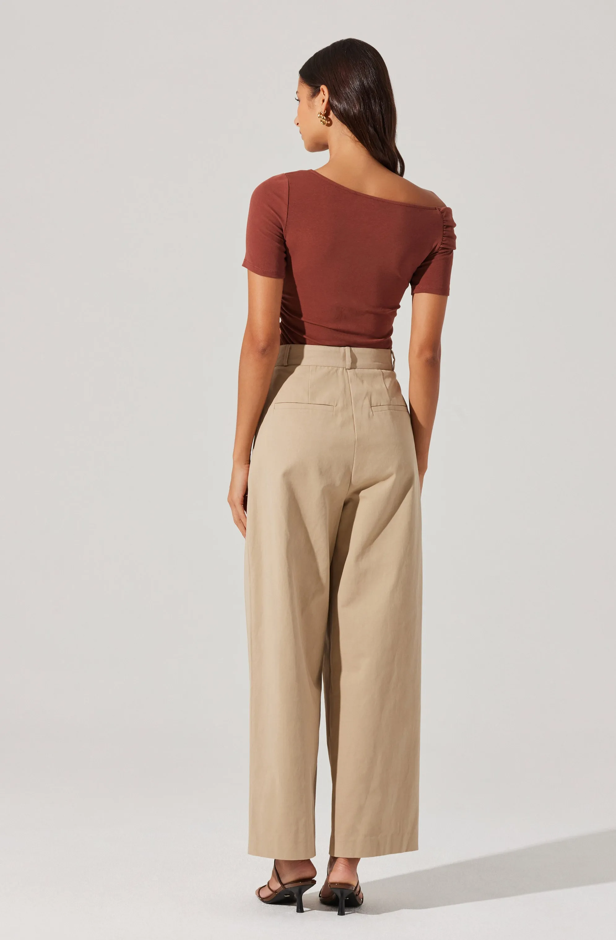 Saylah Off Shoulder Twist Top sold by Astr product image thumbnail 4