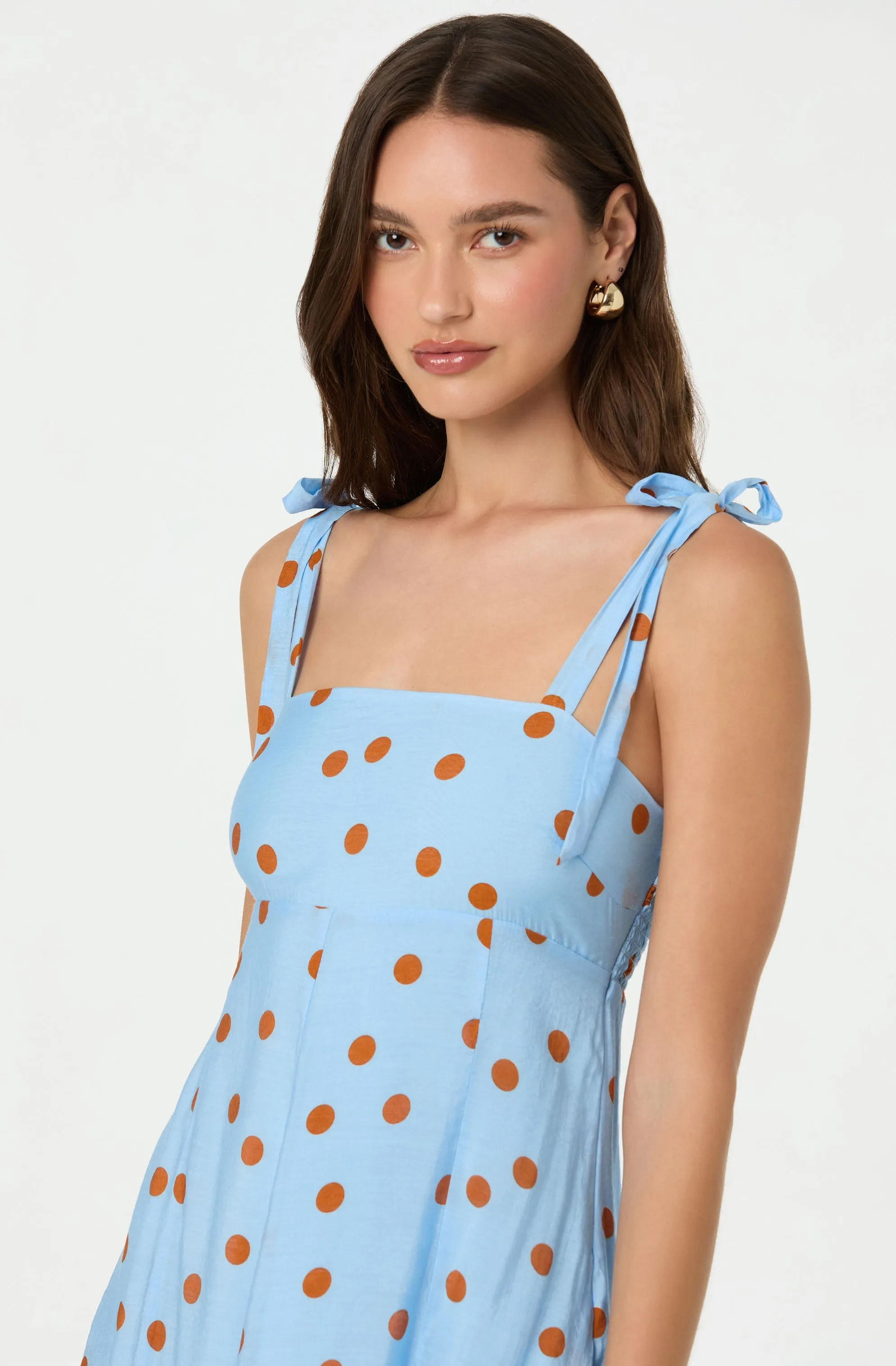 Lilliana Polka Dot Midi Dress sold by Astr product image thumbnail 3