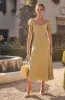Leocadia Embroidered Puff Sleeve Dress sold by Astr