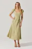 Leocadia Embroidered Puff Sleeve Dress sold by Astr