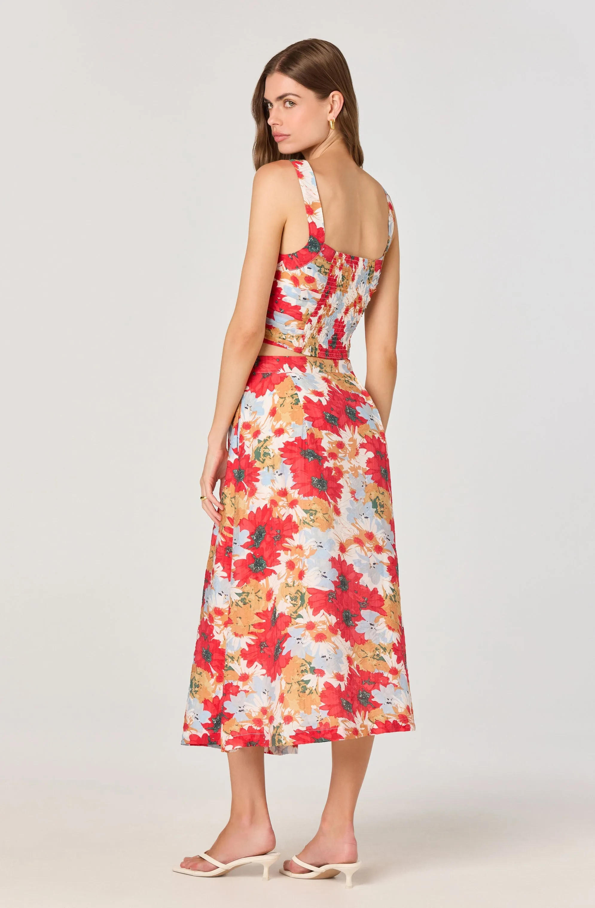 Ruched Bustier Crop Top sold by Astr product image thumbnail 4