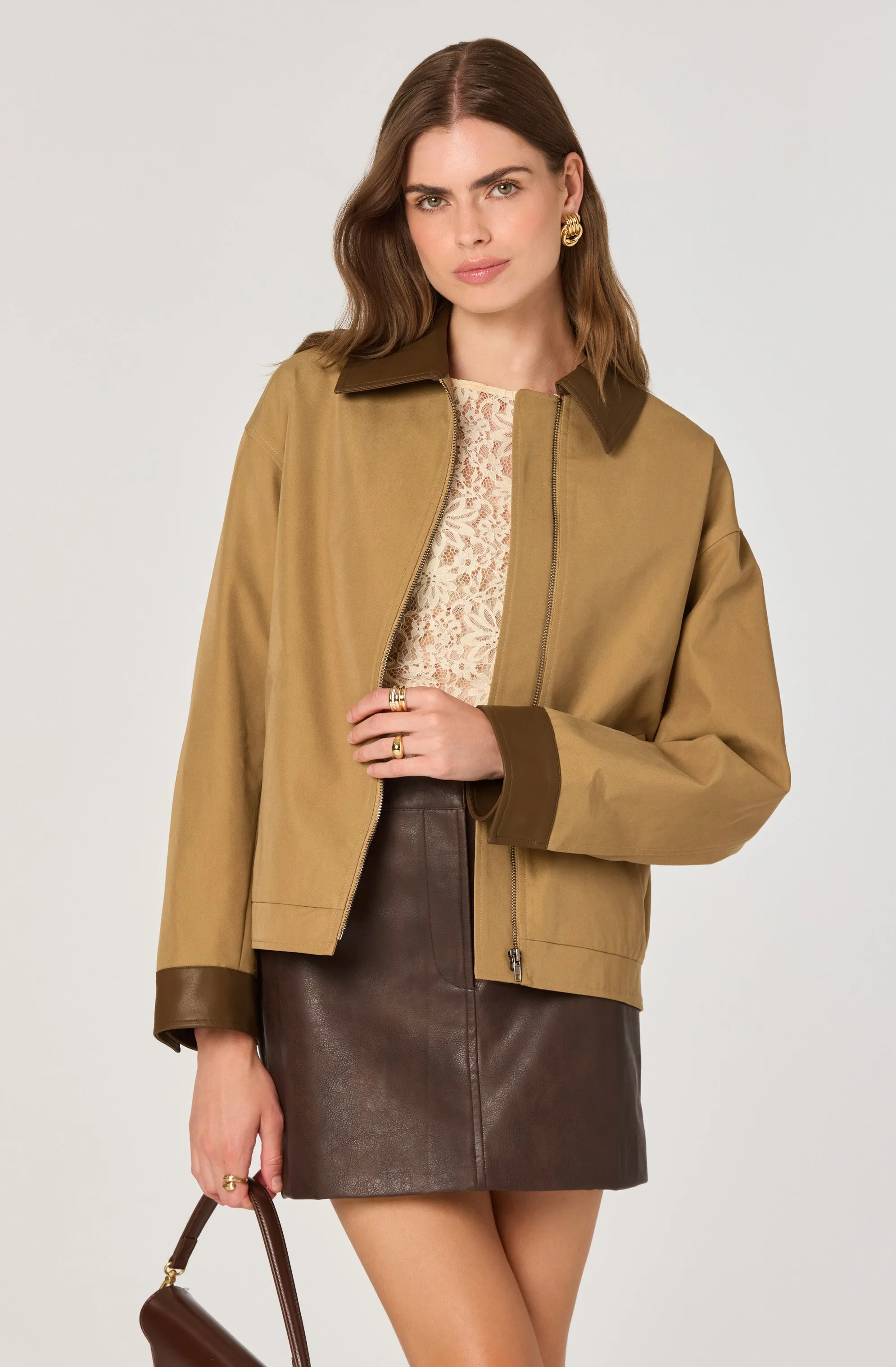 Contrast Barn Jacket sold by Astr