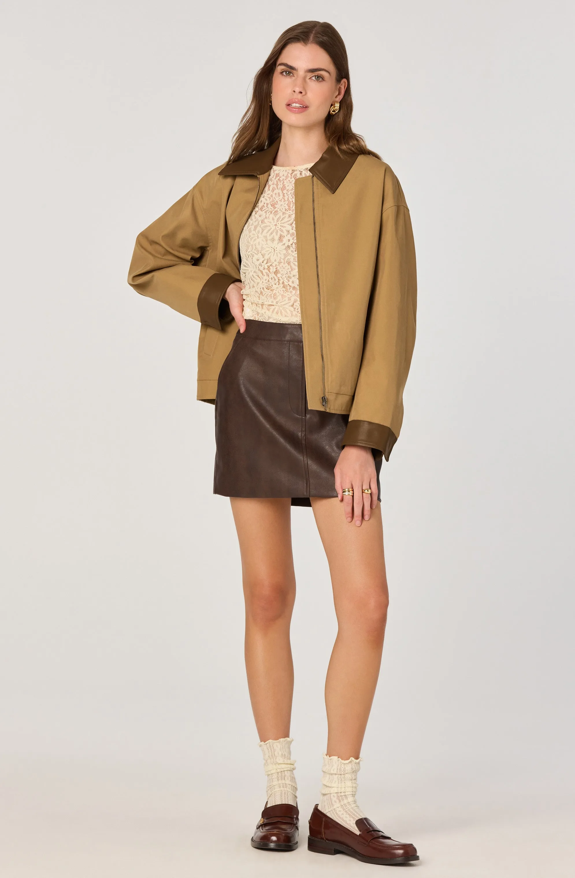 Contrast Barn Jacket sold by Astr product image thumbnail 3
