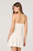 Strapless Ruched Mini Dress sold by Astr