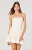 Strapless Ruched Mini Dress sold by Astr