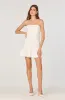 Strapless Ruched Mini Dress sold by Astr