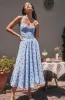 Janie Polka Dot Midi Skirt sold by Astr