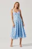 Janie Polka Dot Midi Skirt sold by Astr