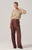 Faria Pleated Tailored Pants sold by Astr