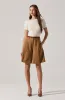 Quillie Pleated Tailored Bermuda Shorts sold by Astr