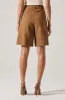 Quillie Pleated Tailored Bermuda Shorts sold by Astr