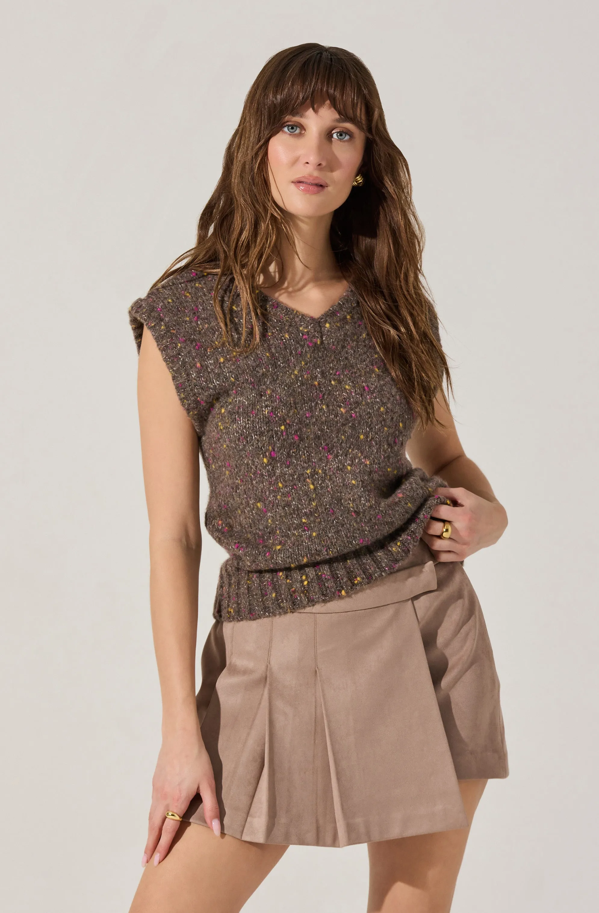 Taytum V-Neck Sweater Vest sold by Astr product image thumbnail 3