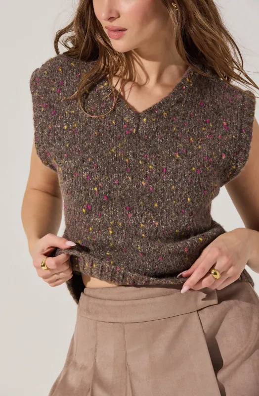 Taytum sweater vest sold by Astr
