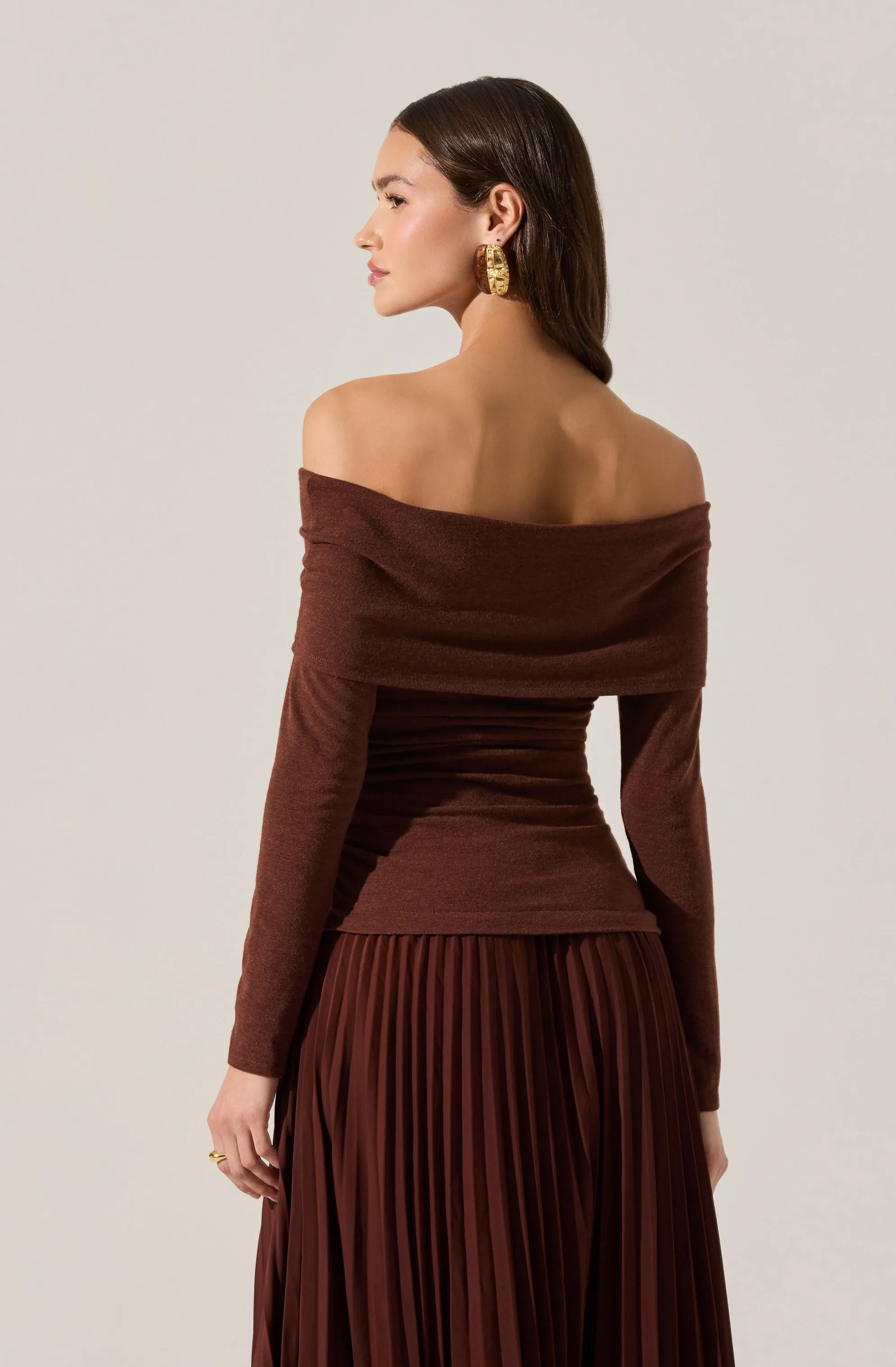 Tanaia Pleated Mixed Media Dress sold by Astr product image thumbnail 5