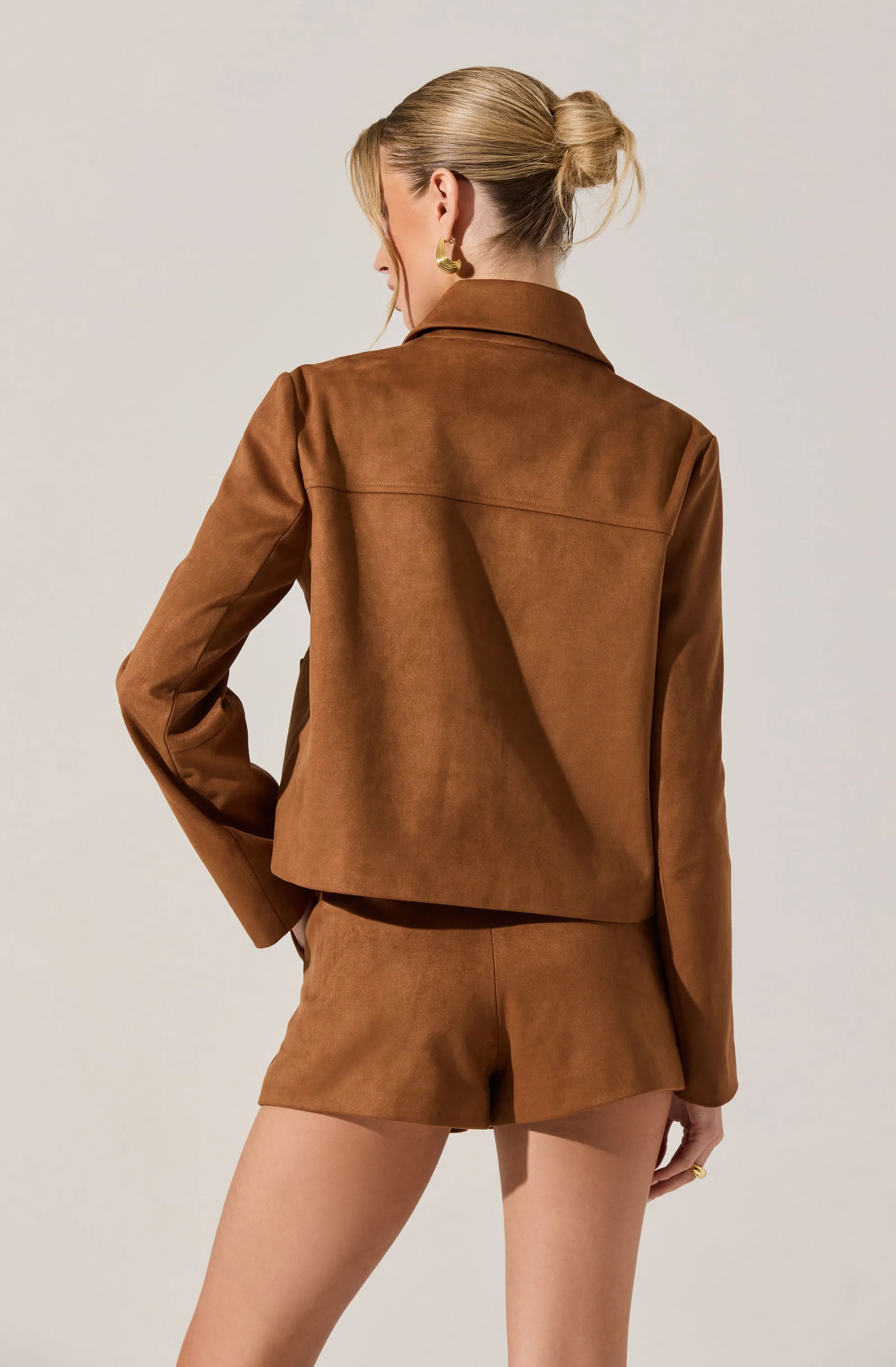 Jude Faux Suede Jacket sold by Astr product image thumbnail 3