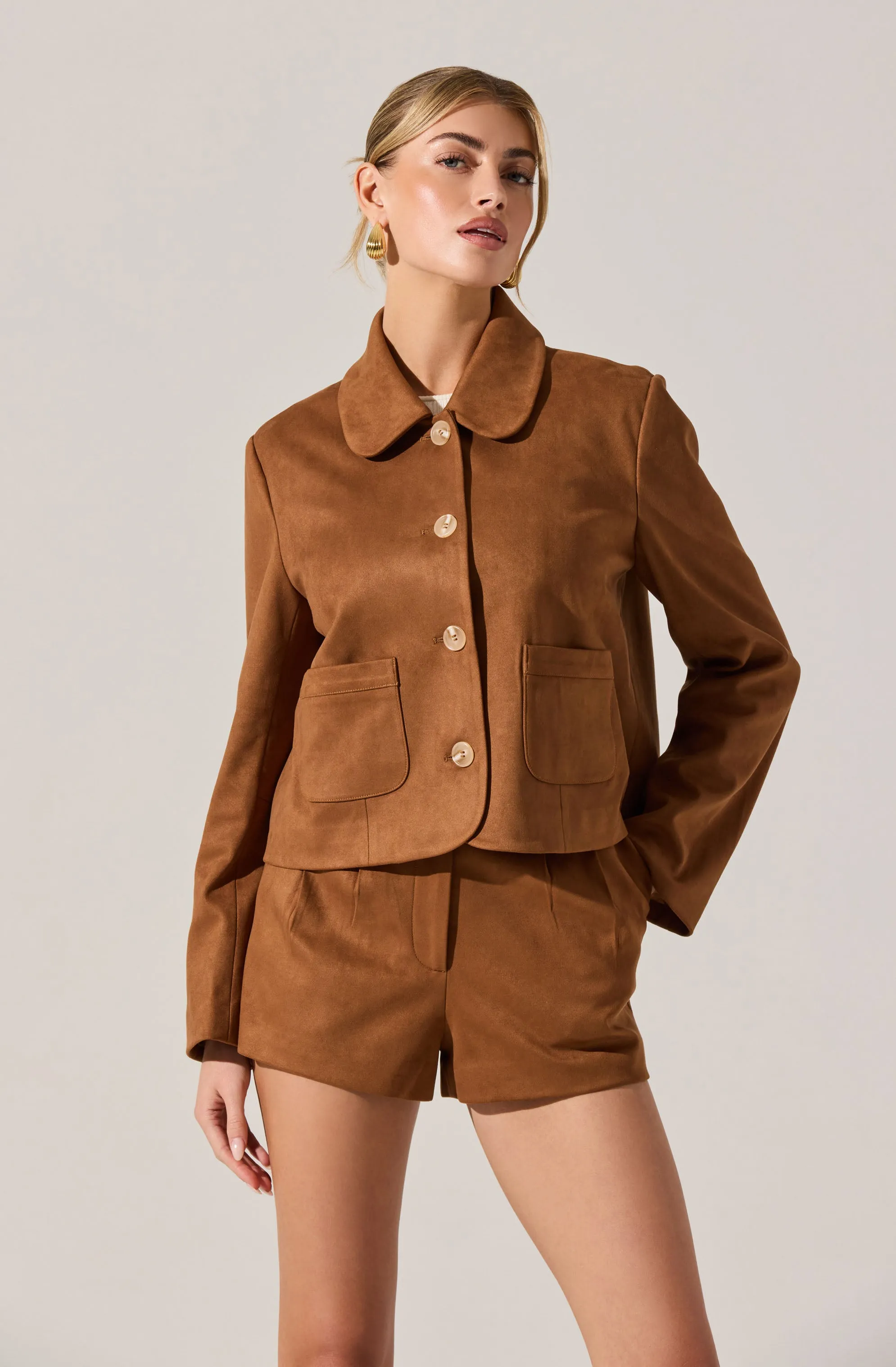 Jude Faux Suede Jacket sold by Astr product image thumbnail 2