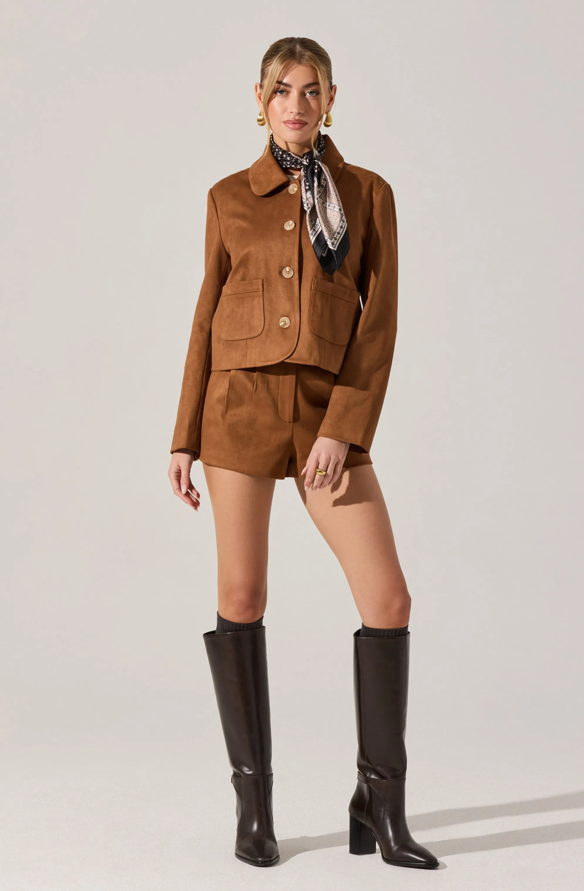 Jude Faux Suede Jacket sold by Astr product image thumbnail 5