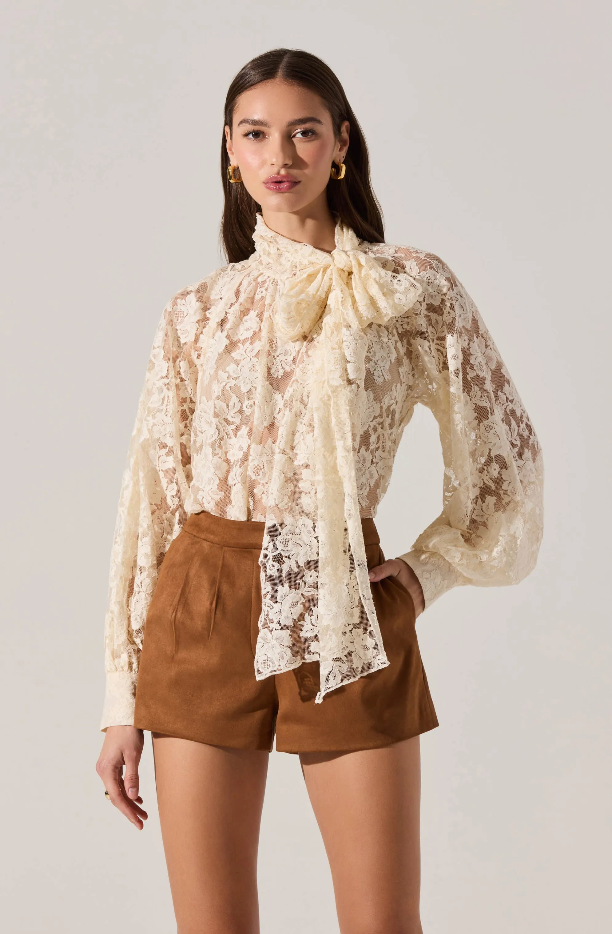 Jude Faux Suede Shorts sold by Astr product image thumbnail 4