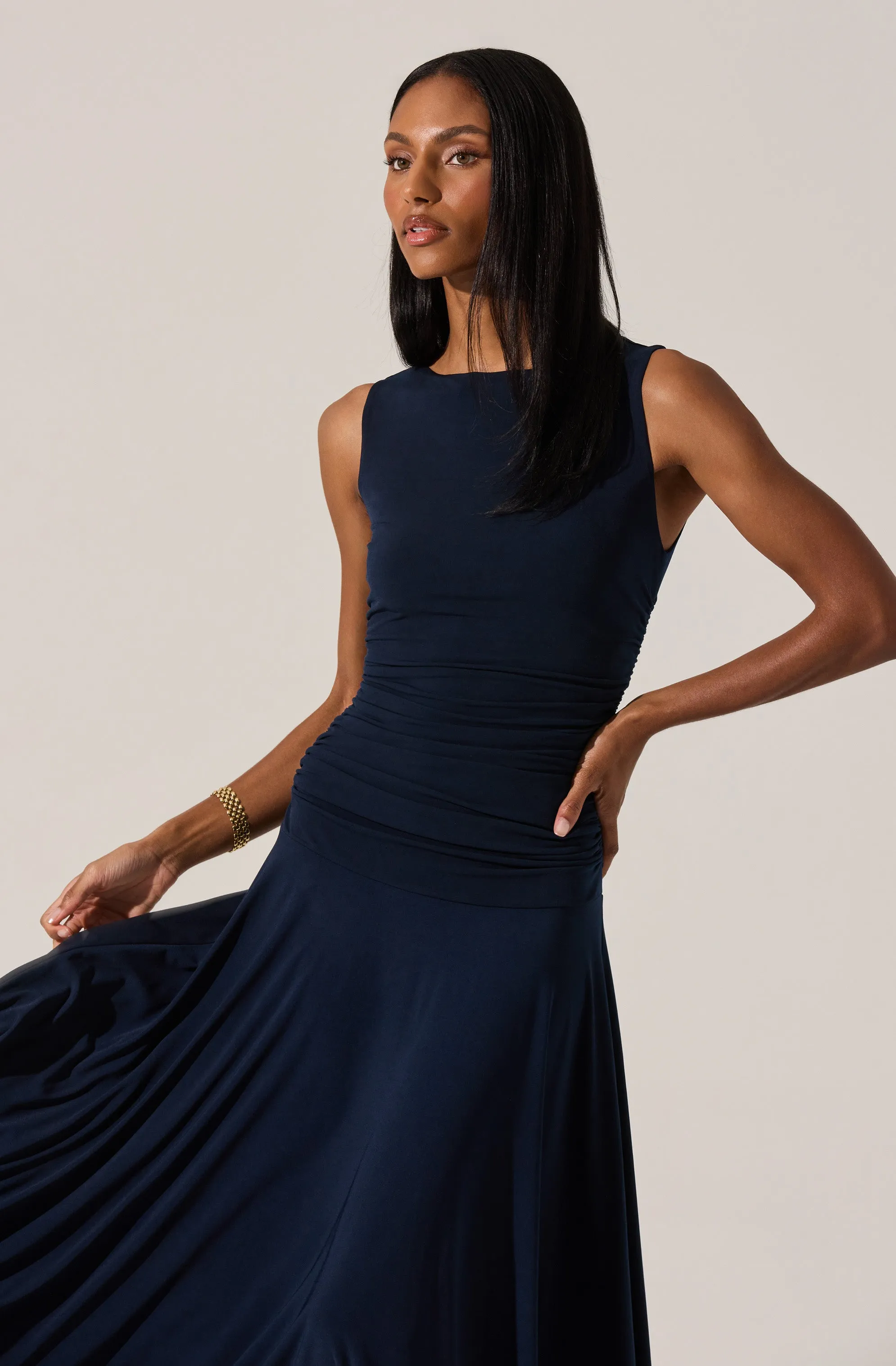 Melisandre High Neck Maxi Dress sold by Astr product image thumbnail 4