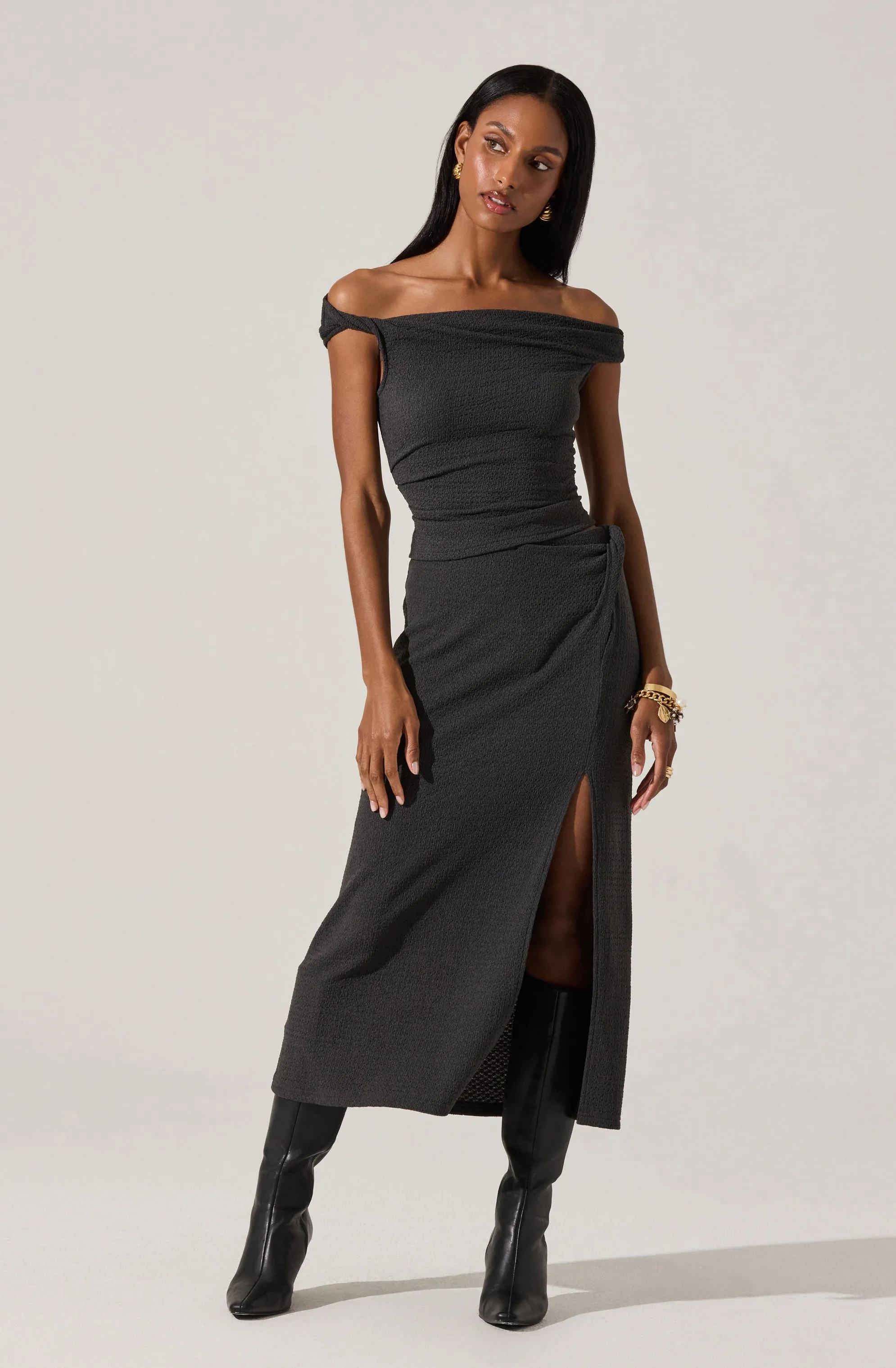 Lindy Off Shoulder Top sold by Astr product image thumbnail 4