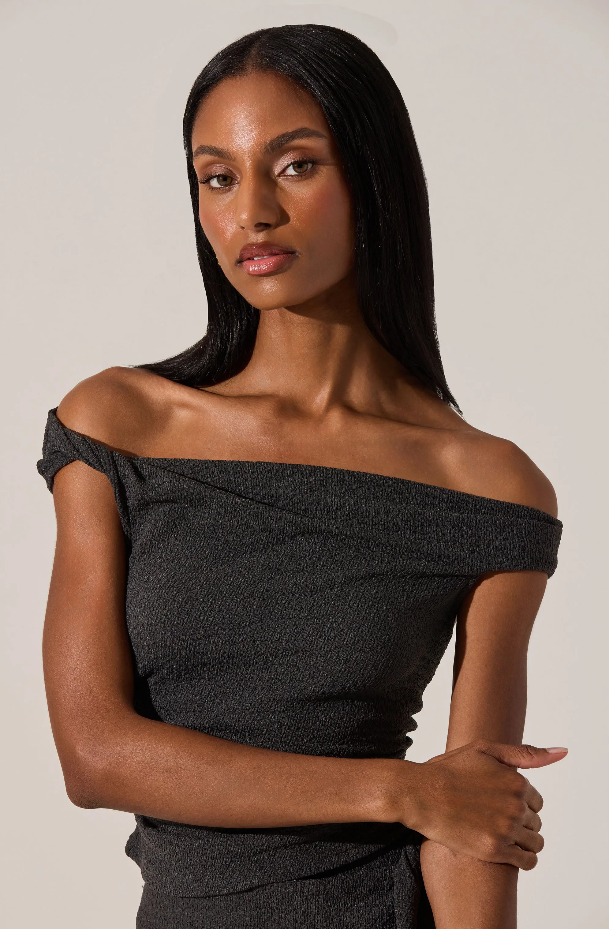 Lindy Off Shoulder Top sold by Astr product image thumbnail 5