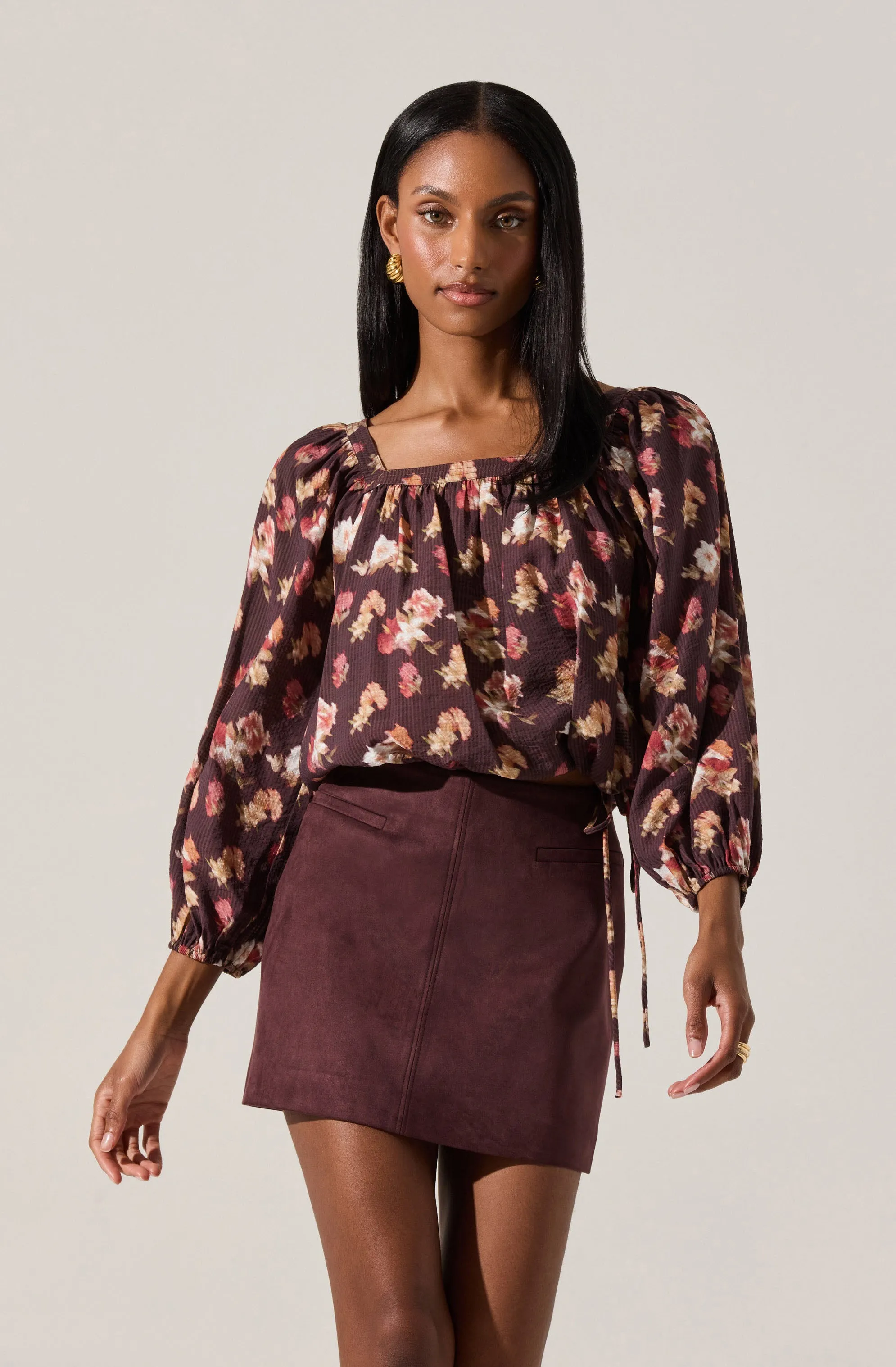 Dejah Floral Crop Top sold by Astr product image thumbnail 2