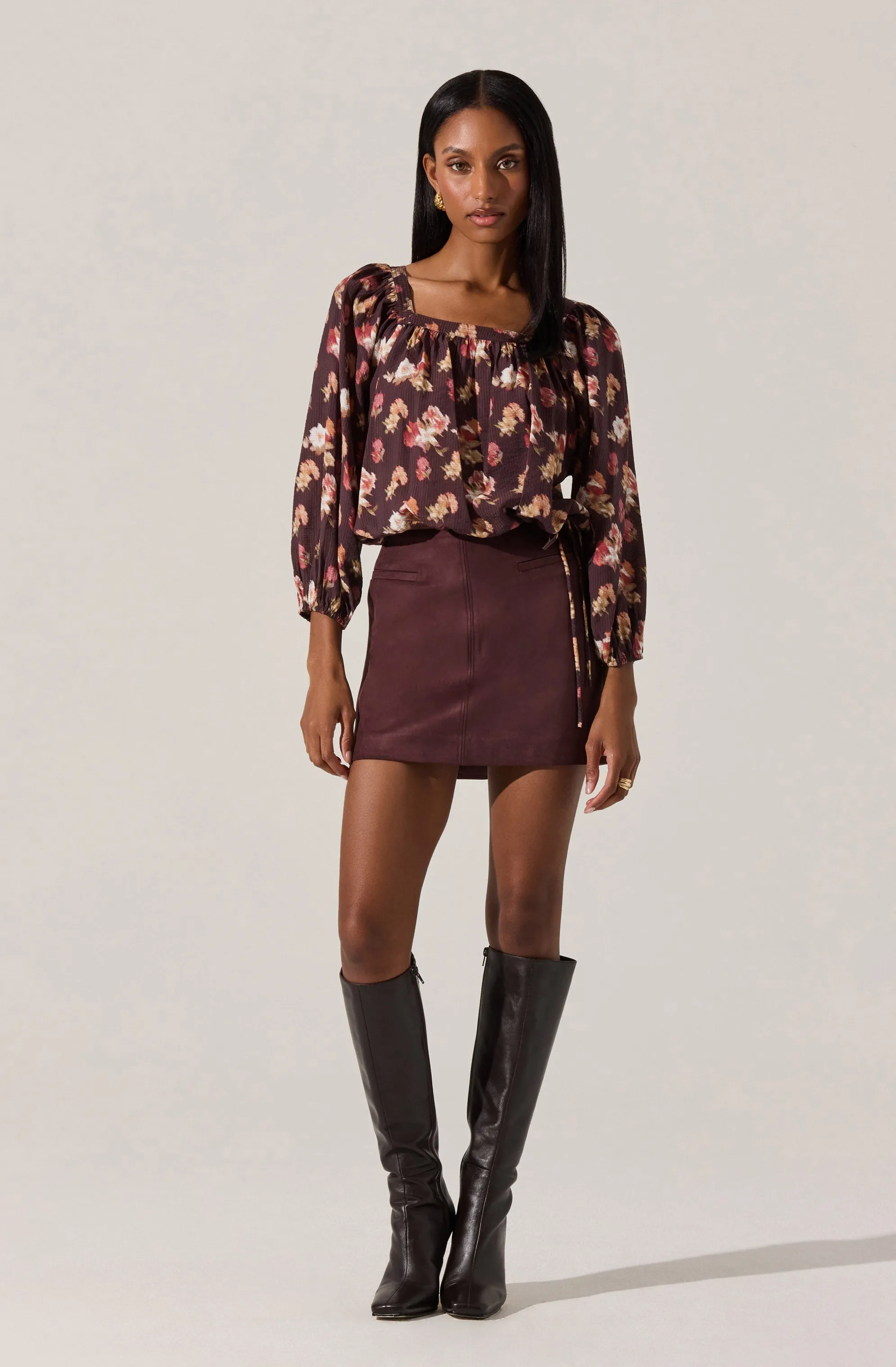 Dejah Floral Crop Top sold by Astr product image thumbnail 4