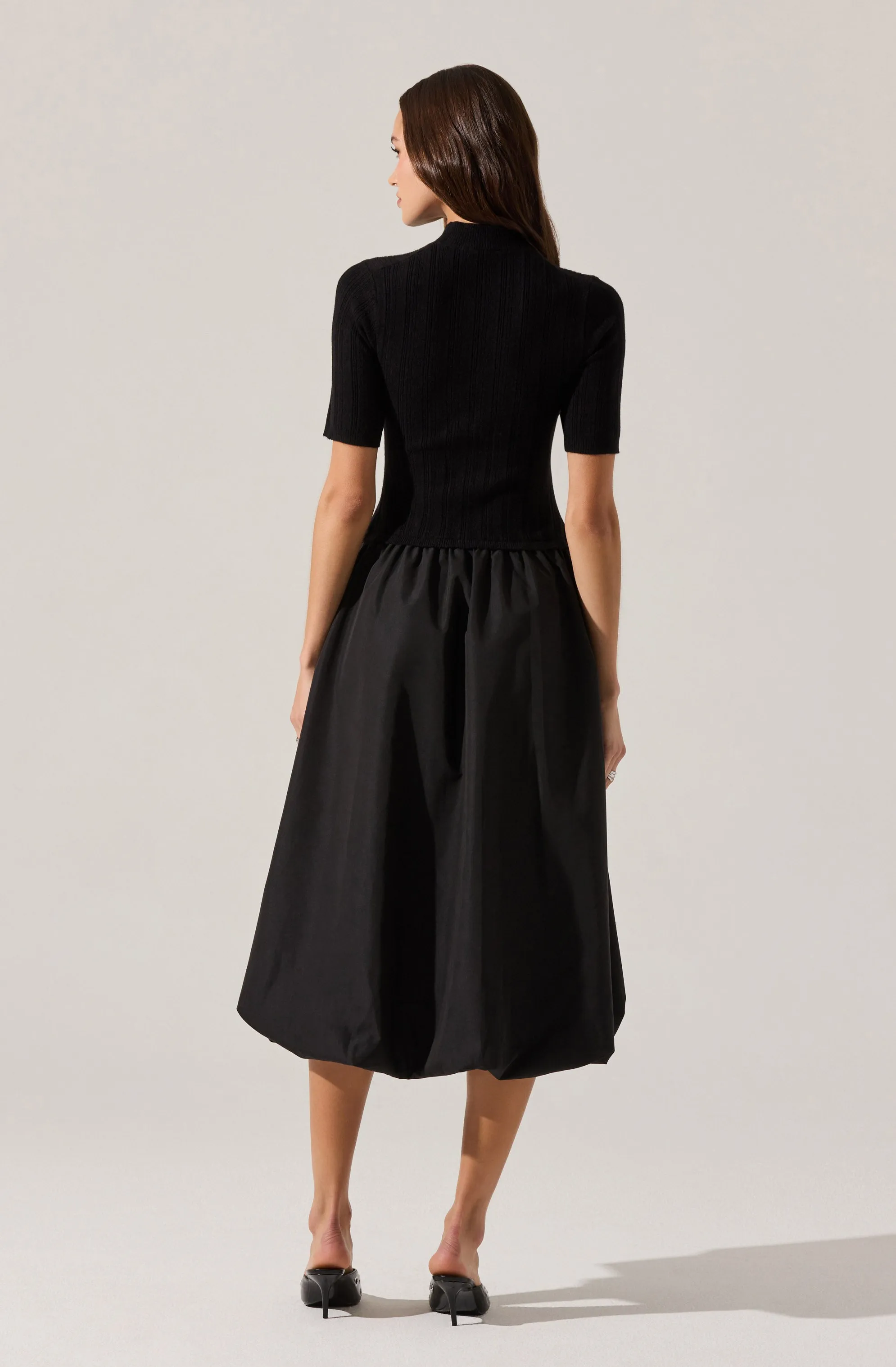 Caerlion Contrast Knit Midi Dress sold by Astr product image thumbnail 4