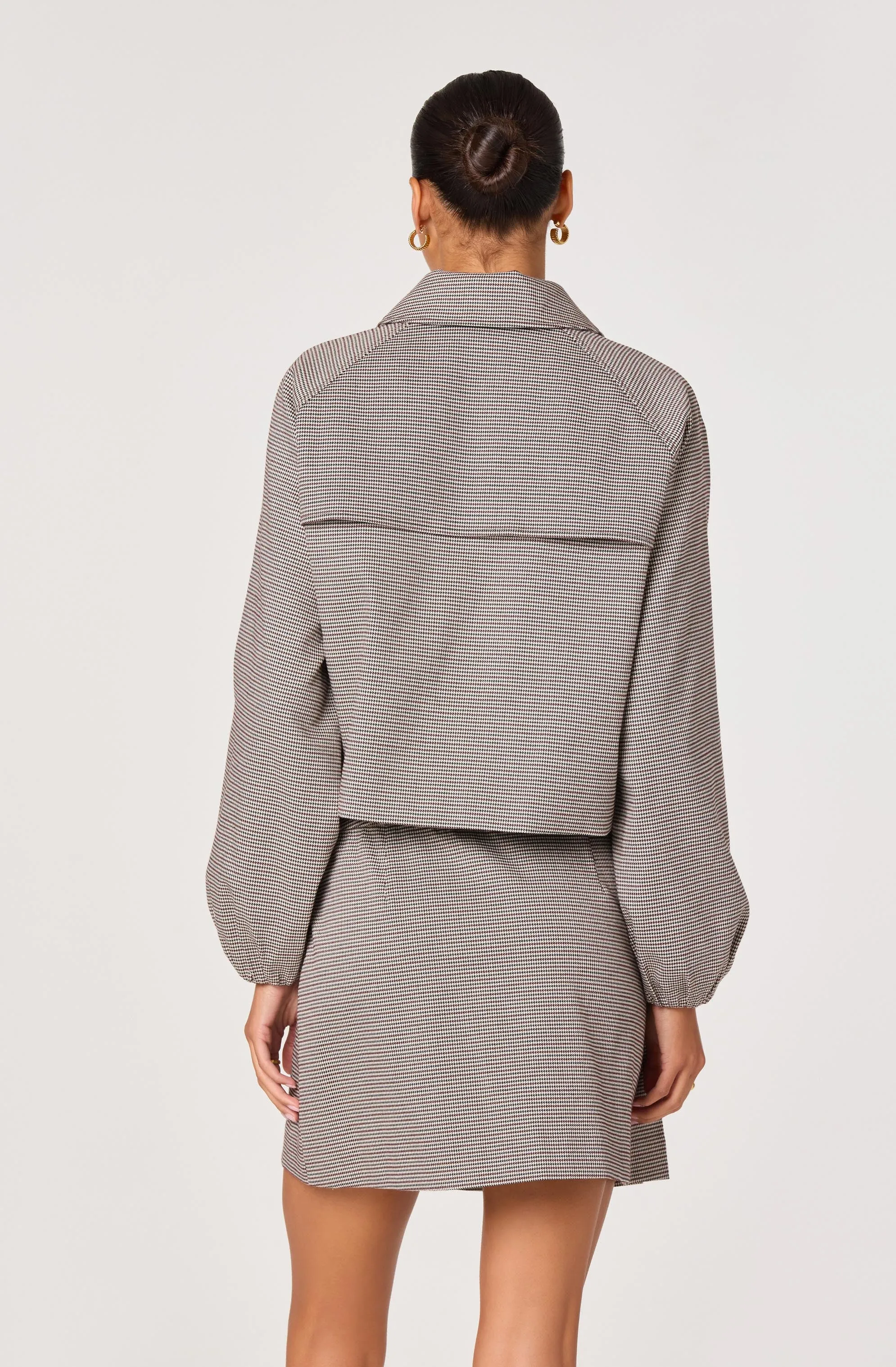 Cropped Tailored Balloon Sleeve Jacket sold by Astr product image thumbnail 2