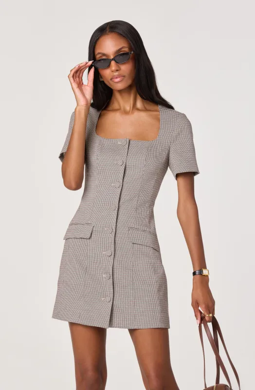 Square Neck Blazer Mini Dress made by Astr