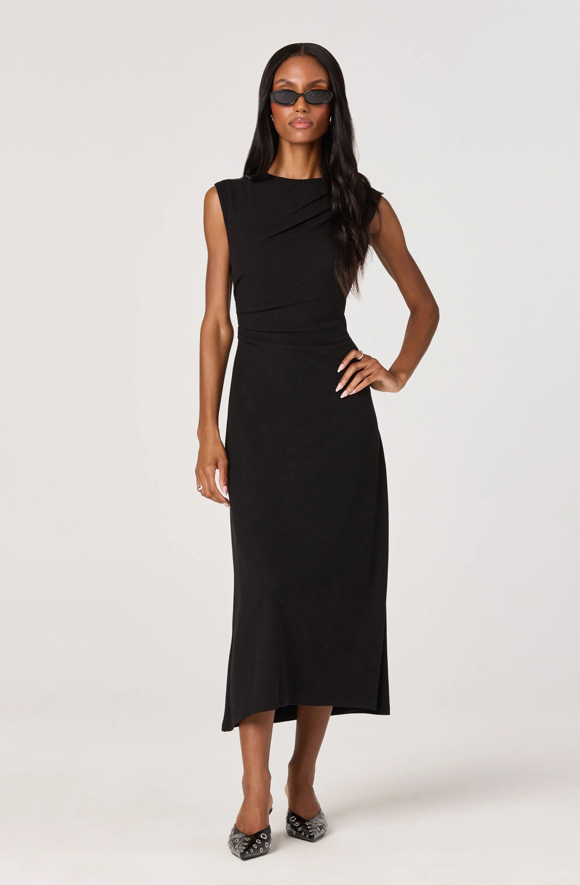 Draped Midi Dress sold by Astr