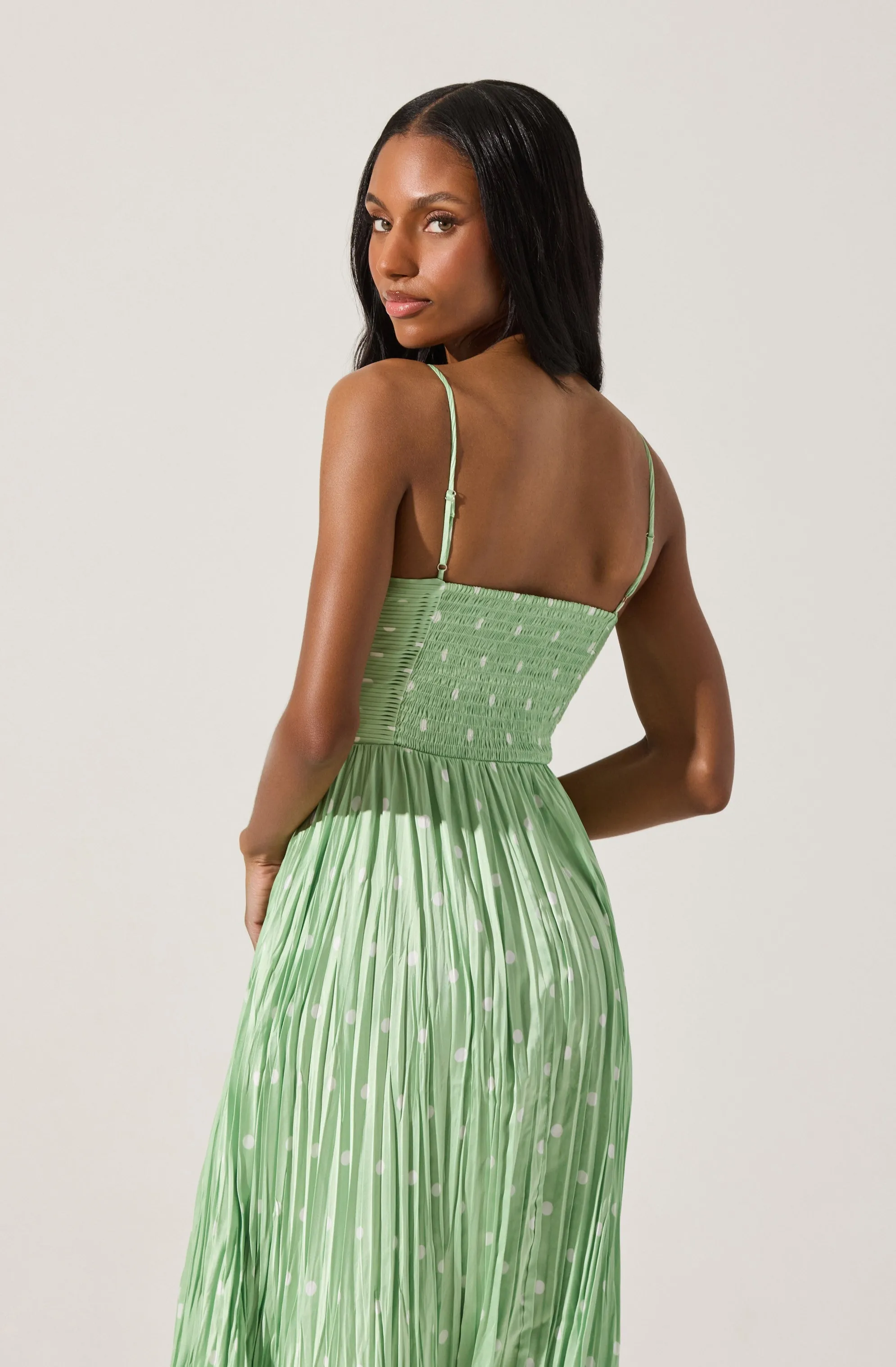 Maeve Printed Pleated Midi Dress sold by Astr product image thumbnail 5