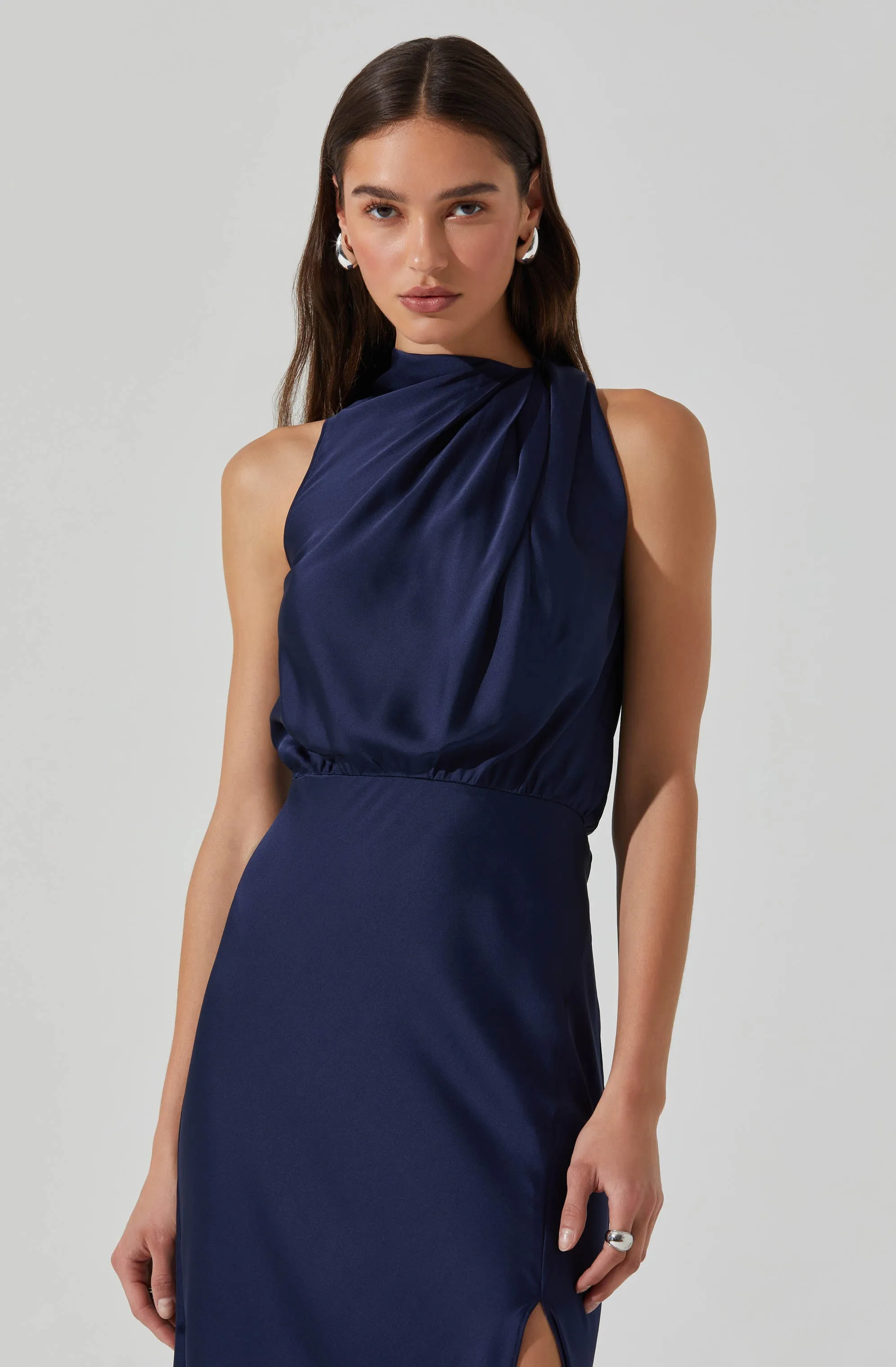 Jelyn Satin Midi Dress sold by Astr product image thumbnail 3