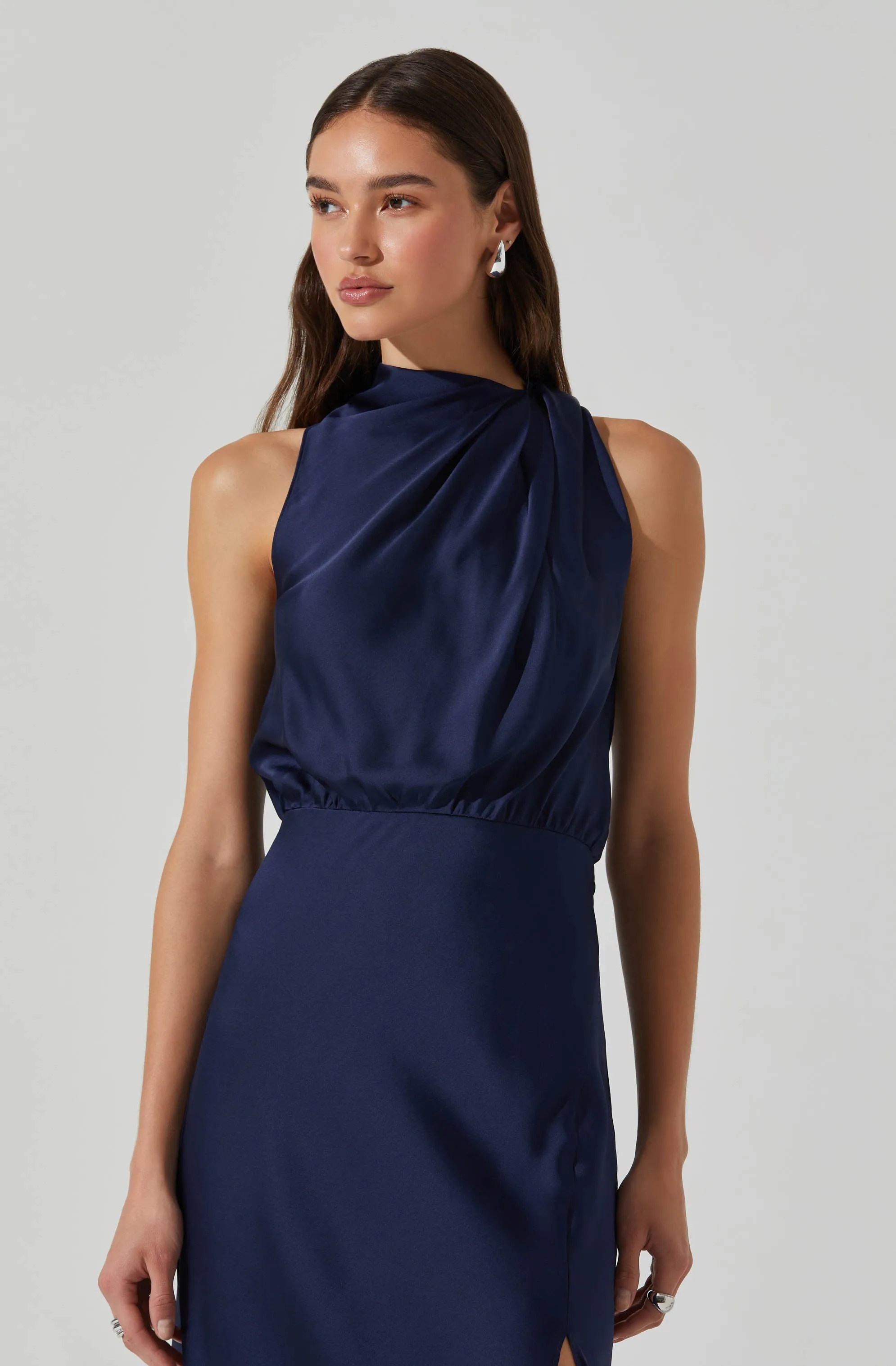Jelyn Satin Midi Dress sold by Astr product image thumbnail 2