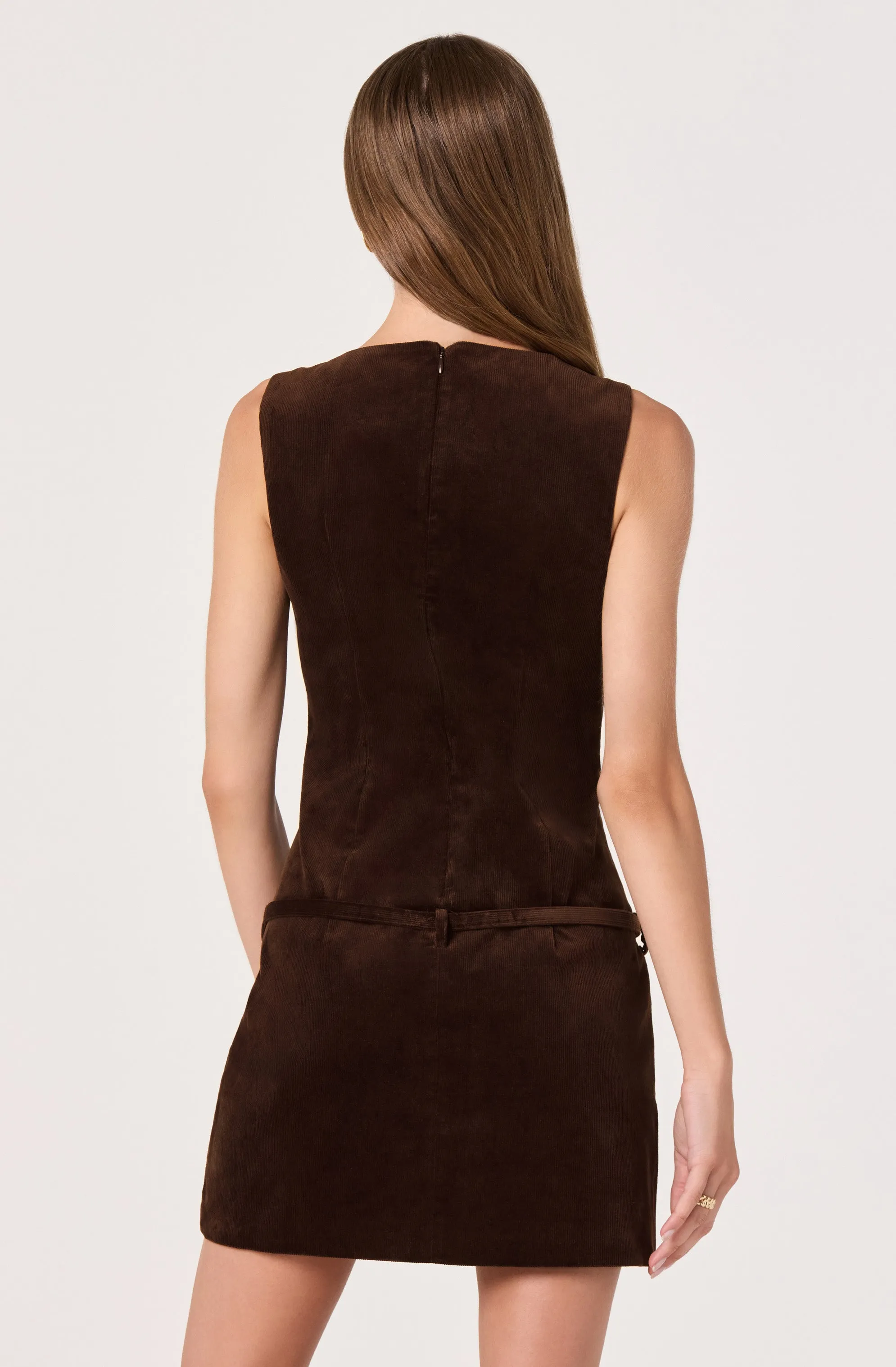 Corduroy Belted Mini Dress sold by Astr product image thumbnail 5