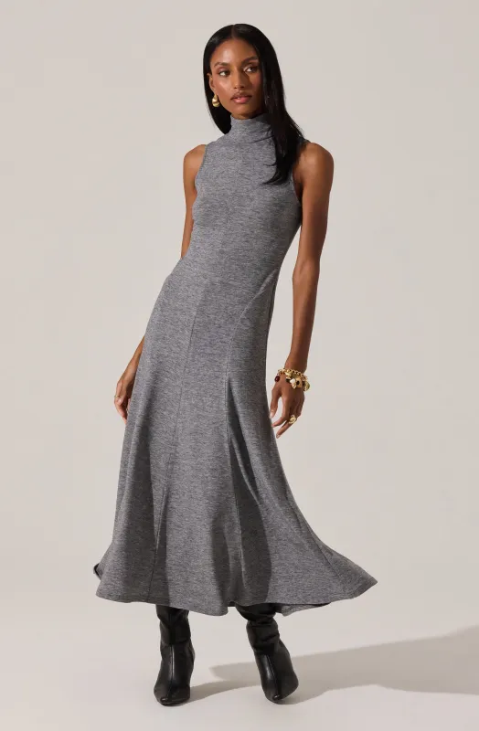 Haylie Sleeveless Turtleneck Sweater Dress sold by Astr